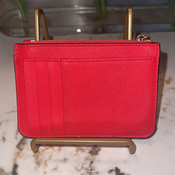Preloved KATE SPADE red saffiano leather wristlet - Picture 2 of 7